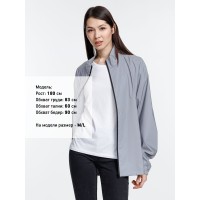 Ветровка Manifest 2.0 из светоотражающей ткани, серая, размер XS/S