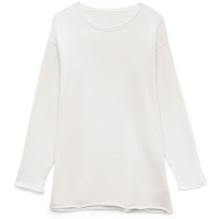 Лонгслив унисекс Siluetti Fuori, молочно-белый, размер S/M