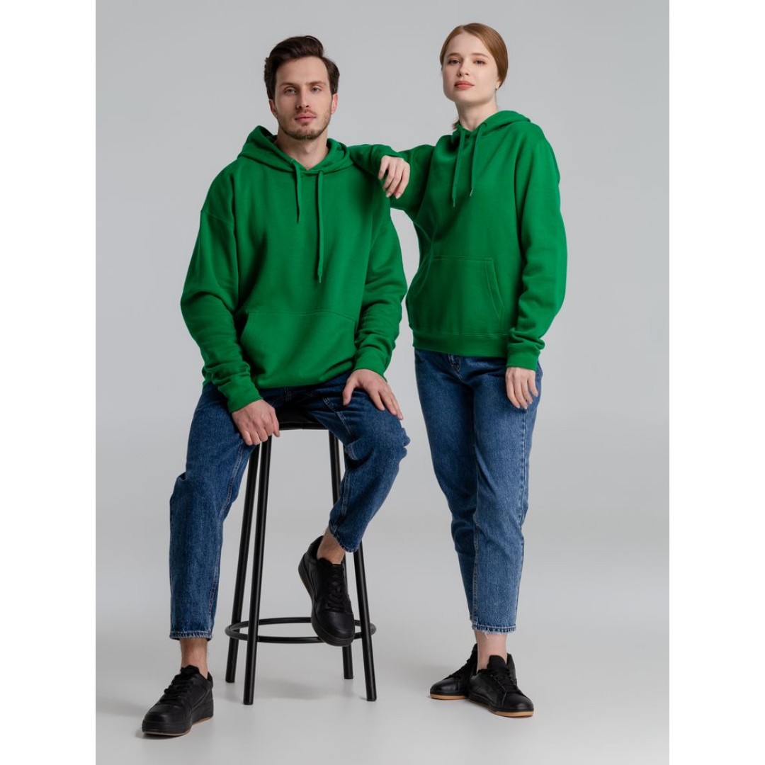 Толстовка с капюшоном Slam 320, ярко-зеленая