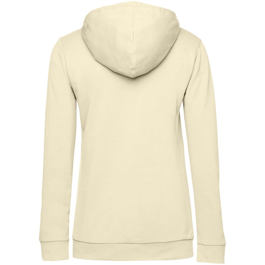 Толстовка с капюшоном женская Hoodie, светло-желтая, L