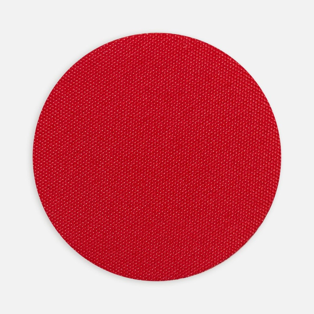 Наклейка тканевая Lunga Round, M, красная