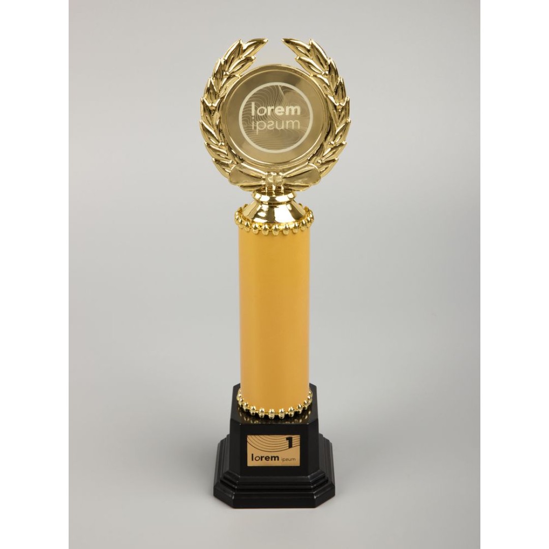 Стела EnterPrize, большая, золотистая
