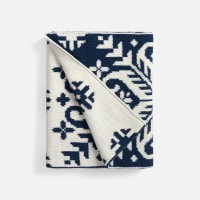 Шарф Wintertude M, синий с белым