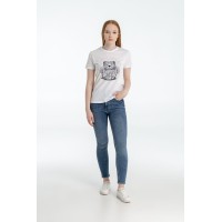 Футболка женская Bear, белая, S