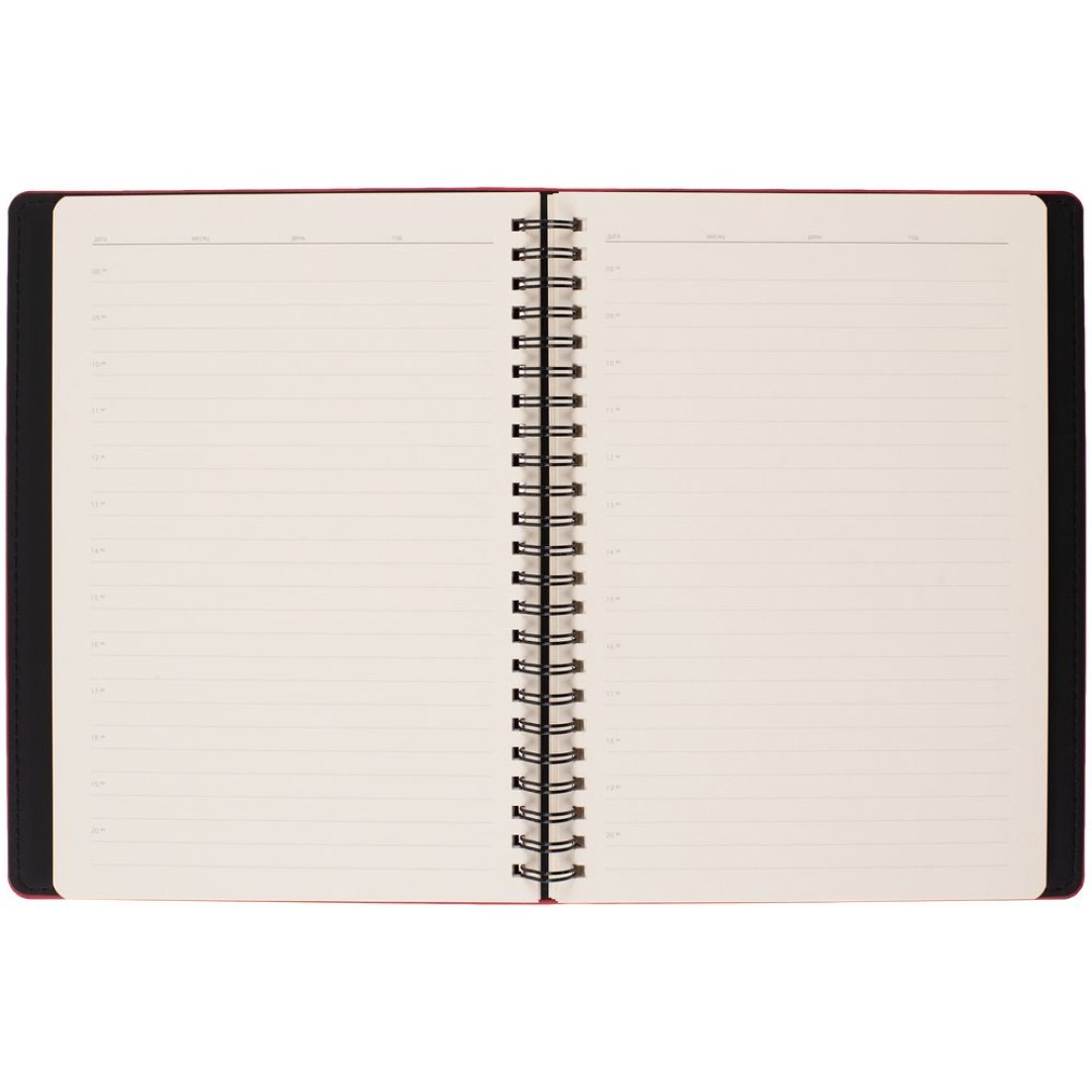 Ежедневник Spring Urban на заказ, недатированный, красный