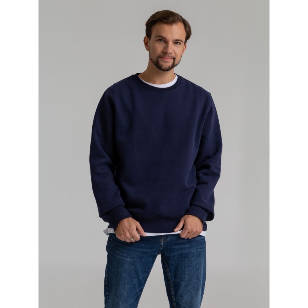 Свитшот унисекс King, темно-синий, 4XL