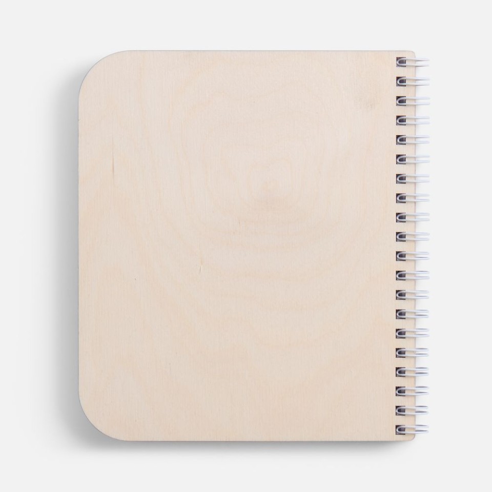 Блокнот на пружине Woodpad на заказ