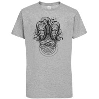 Футболка мужская «Антиква А», серый меланж, S