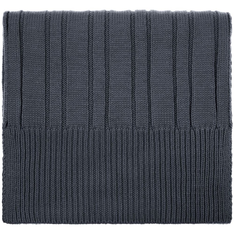 Шарф Knit Beat, серый (графит)