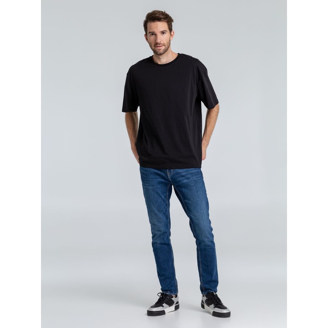 Футболка оверсайз «Внутренний Рим», черная, размер XS/S