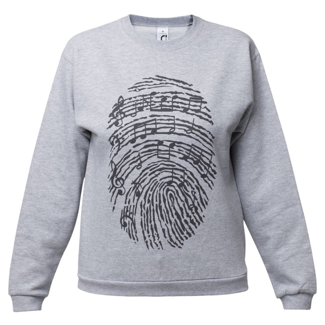 Толстовка «Код вселенной», серый меланж, M