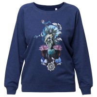 Толстовка Beauty Sleep, синий меланж, S