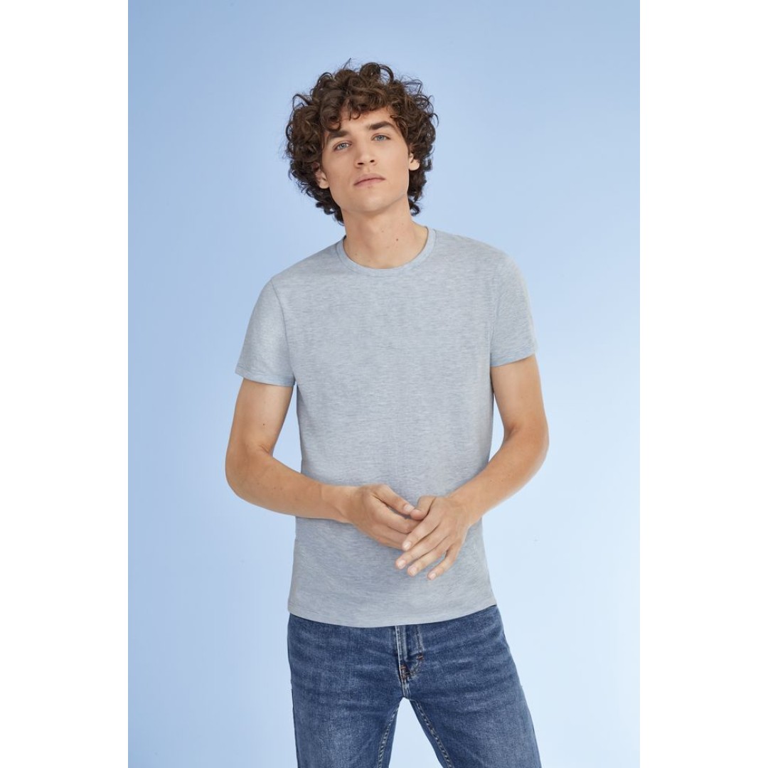 Футболка мужская приталенная Regent Fit 150, ярко-синяя, M