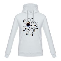 Толстовка с капюшоном No drugs, белая, S