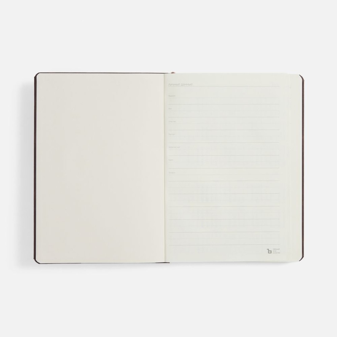 Ежедневник Urban Hard, недатированный, коричневый