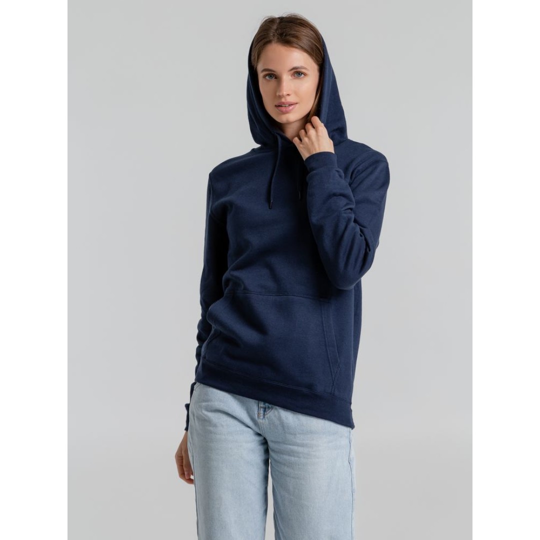 Толстовка с капюшоном Snake II темно-синяя, 3XL