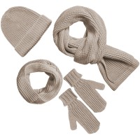 Варежки Nordkyn, бежевые, S/M