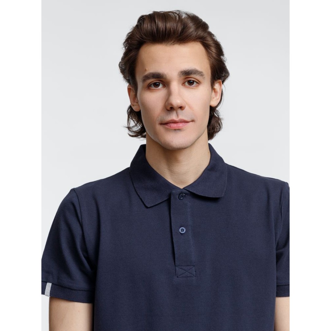 Рубашка поло мужская Virma Premium, темно-синяя, размер XXL