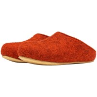 Домашние валенки Step, красно-коричневые (терракот), размер 35