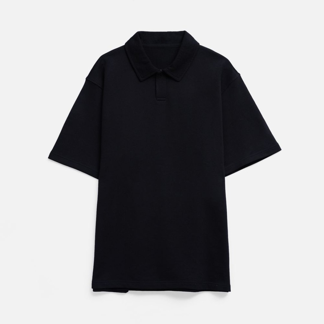 Рубашка поло унисекс Tiimi, черная, размер XS/S