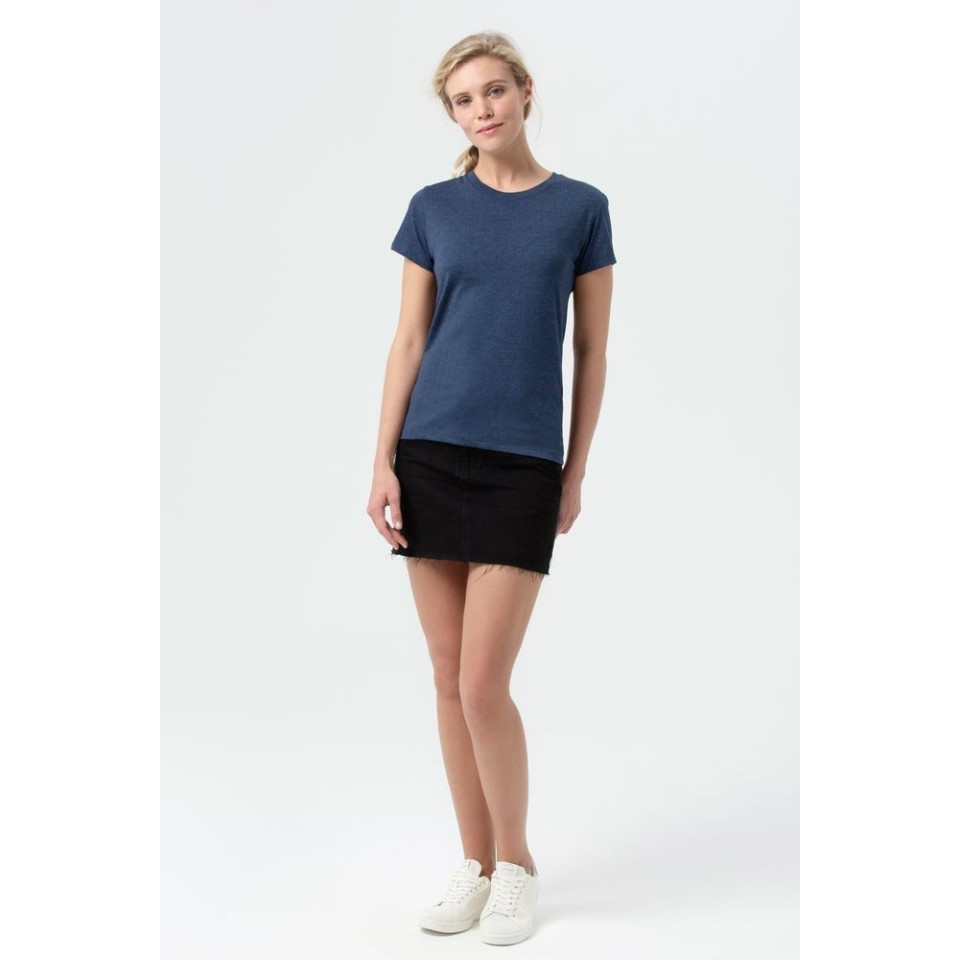 Футболка женская Regent Fit Women синий меланж, L