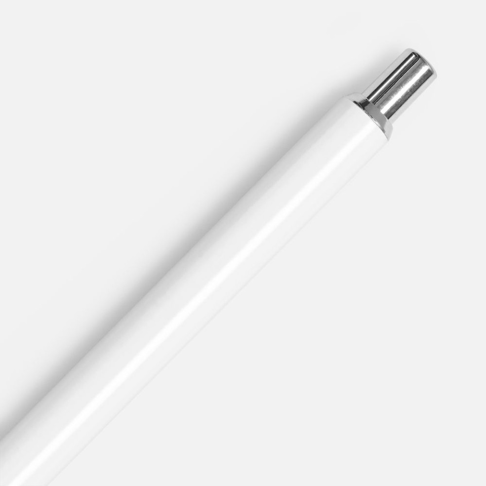 Ручка шариковая Slim Beam, белая