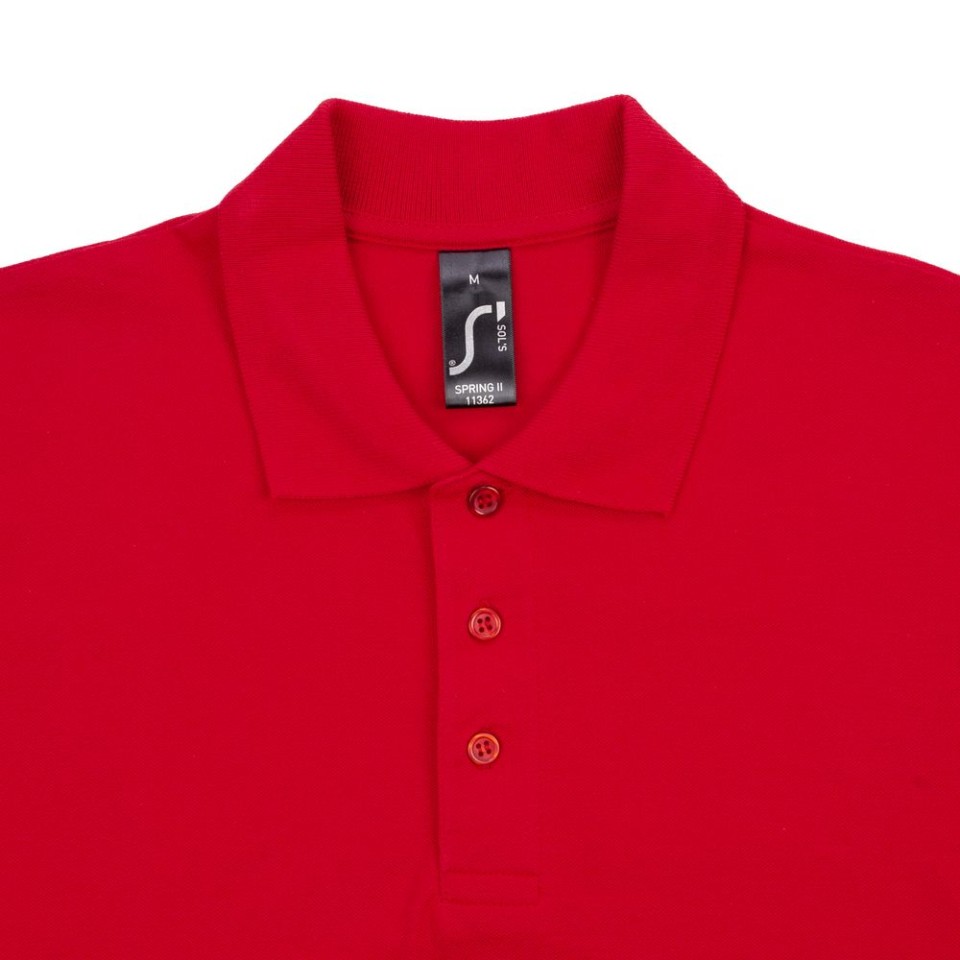 Рубашка поло мужская Spring 210 красная, 3XL