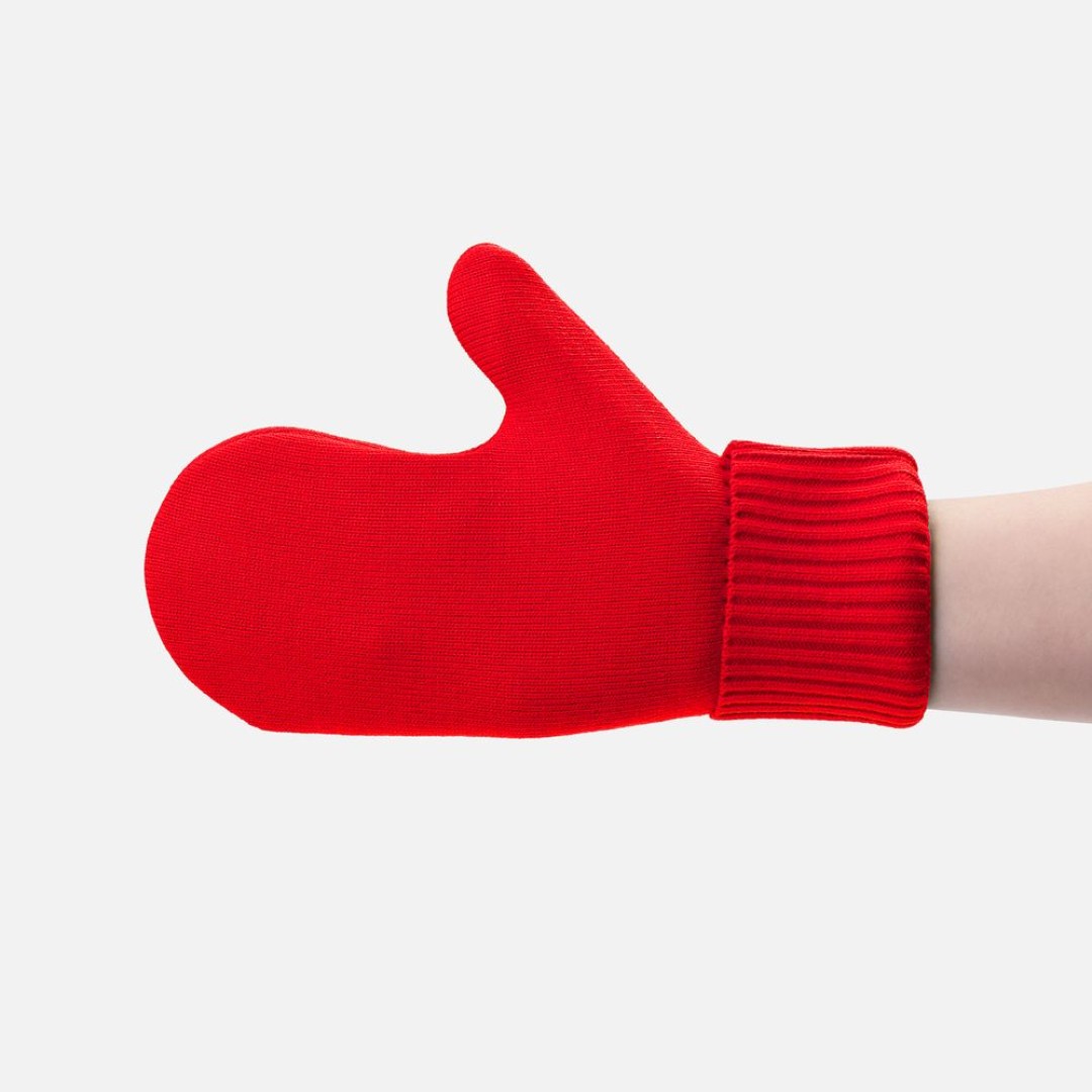 Варежки Yong, красные (алые), размер S/M