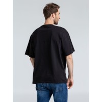 Футболка оверсайз «Чистая соль», черная, XS/S (44-46)