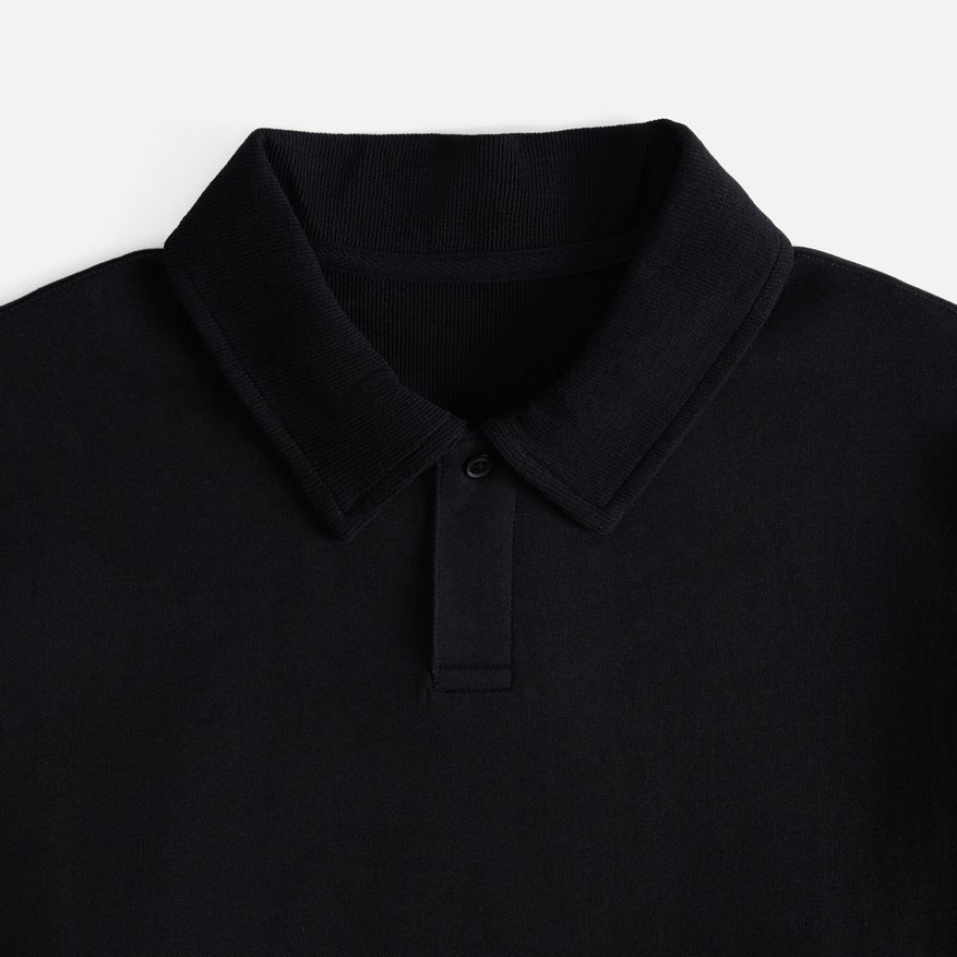 Рубашка поло унисекс Tiimi, черная, размер XS/S