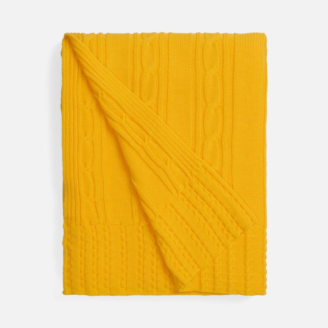 Плед Remitti, желтый