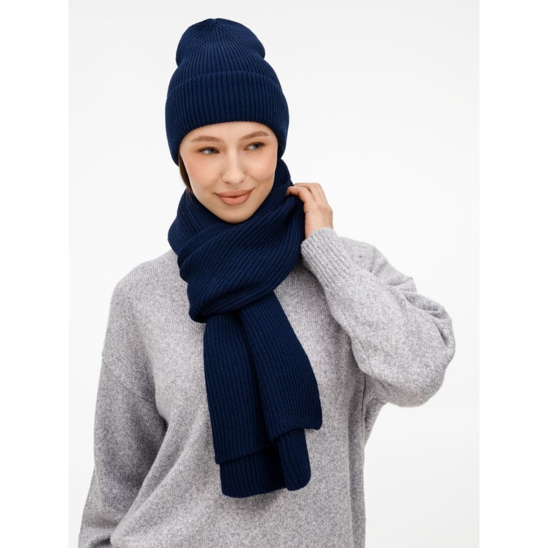 Шапка Nobilis Mono, темно-синяя