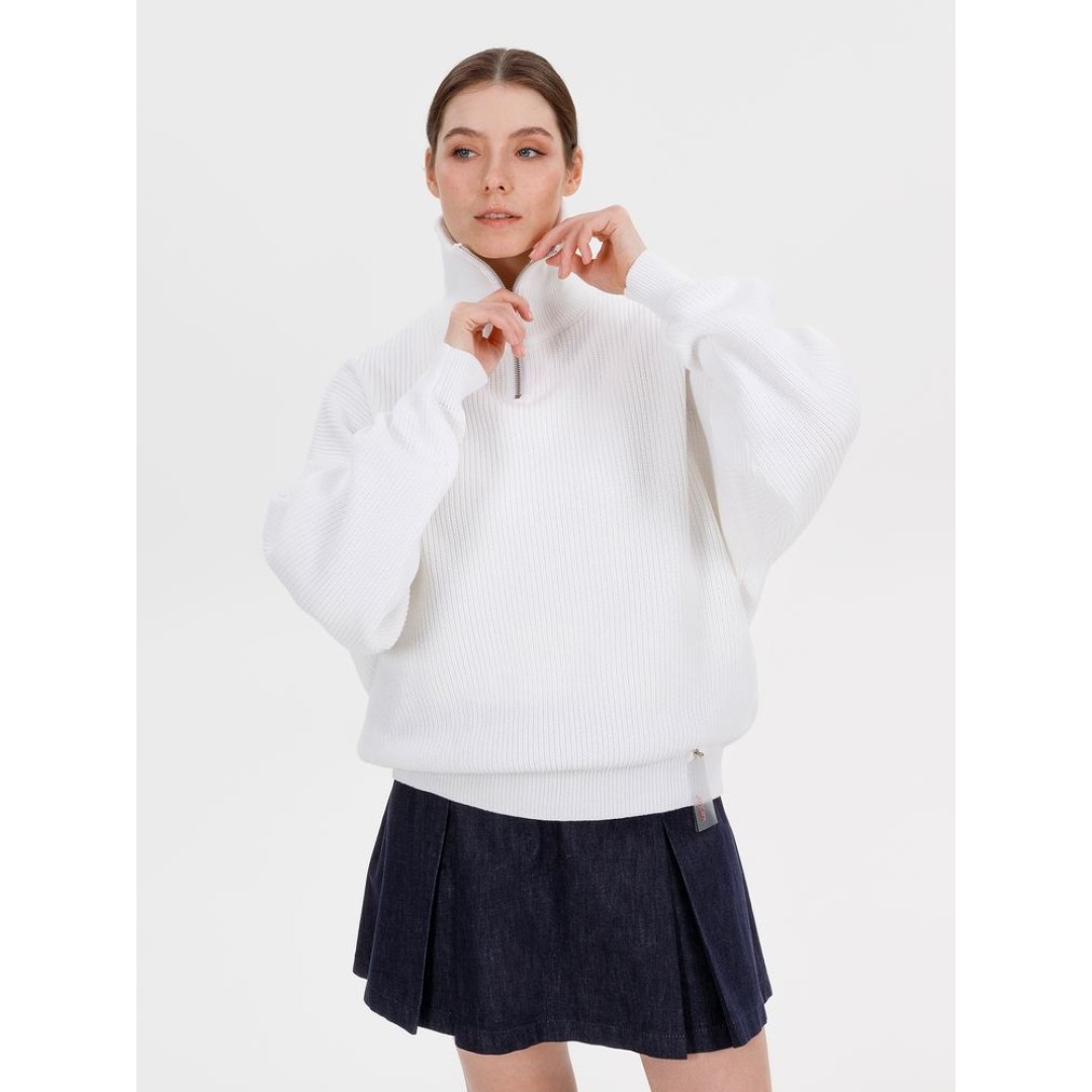 Джемпер Siluetti Birne, молочно-белый, размер S/M