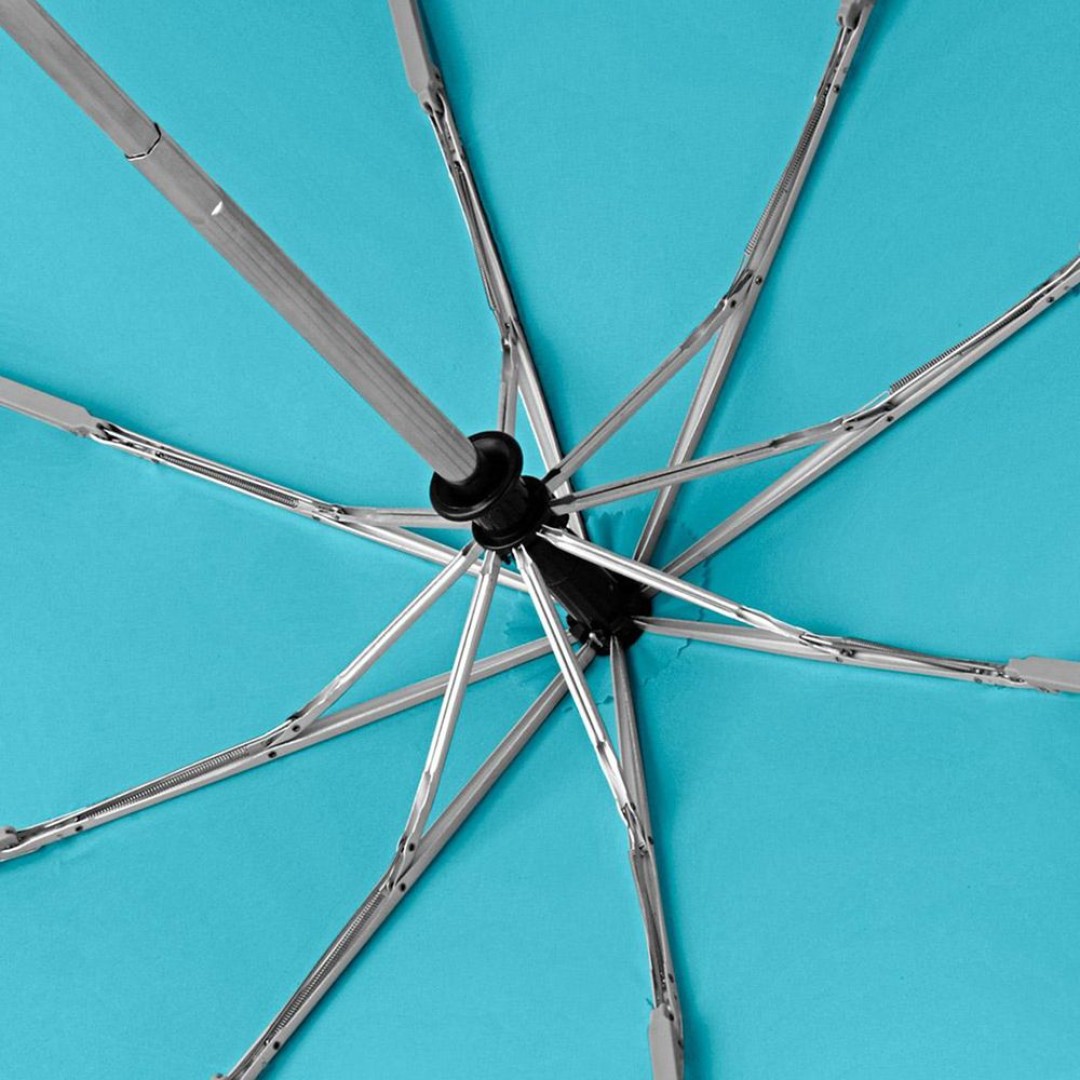 Зонт складной AOC, бирюзовый