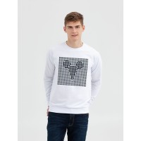 Свитшот Optical Mouse, белый, S