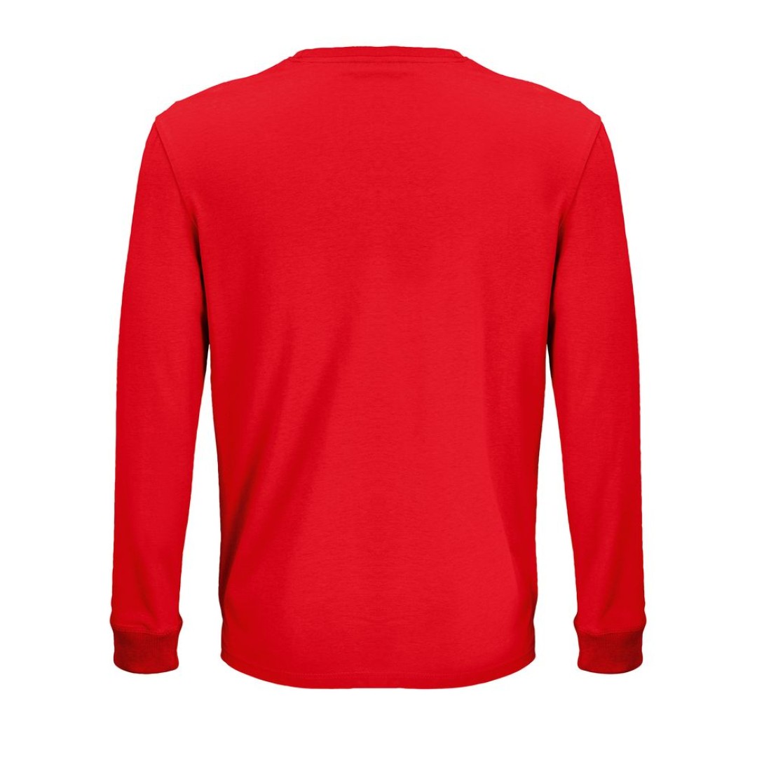 Футболка унисекс с длинным рукавом Pioneer LSL, красная, размер XXL