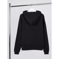 Худи оверсайз унисекс Kosmos, черное, размер XS/S