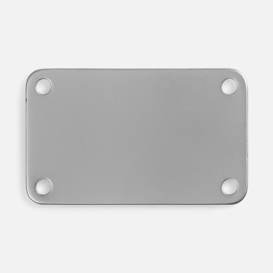 Шильдик металлический Furo, серебристый