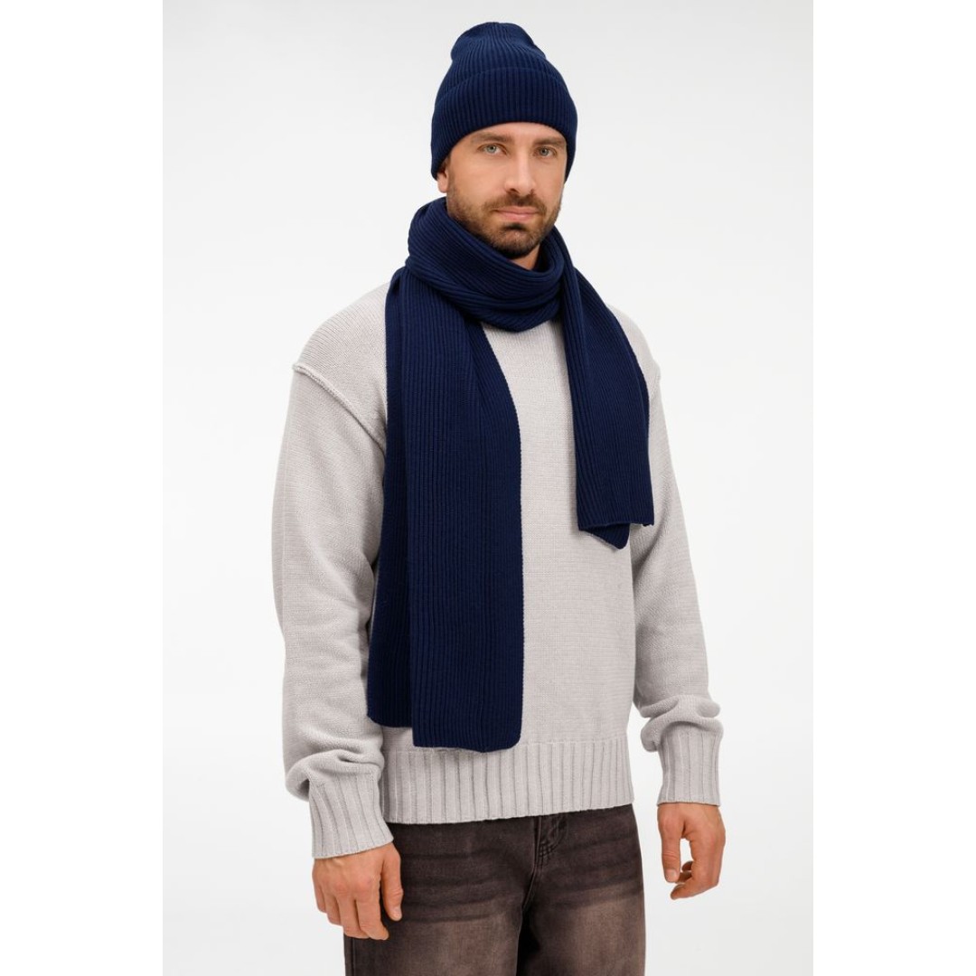 Шапка Nobilis Mono, темно-синяя