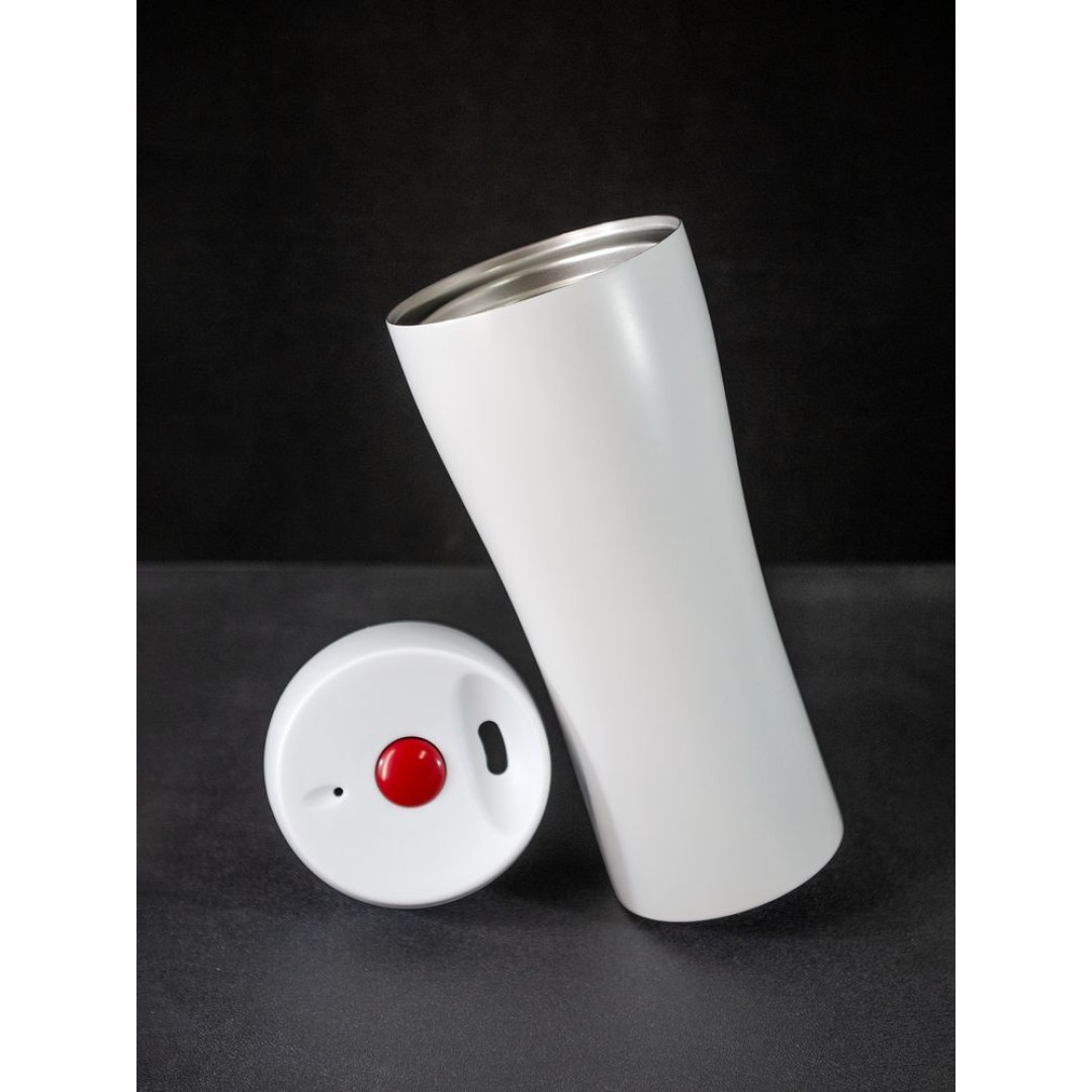 Термостакан Solingen, вакуумный, герметичный, белый