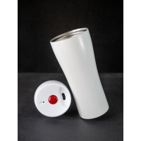 Термостакан Solingen, вакуумный, герметичный, белый