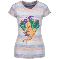 Футболка женская «Амазонка» двусторонняя, оранжевый/фиолетовый, S