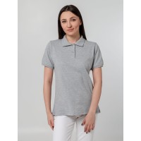 Рубашка поло женская Virma Stretch Lady, серый меланж, S