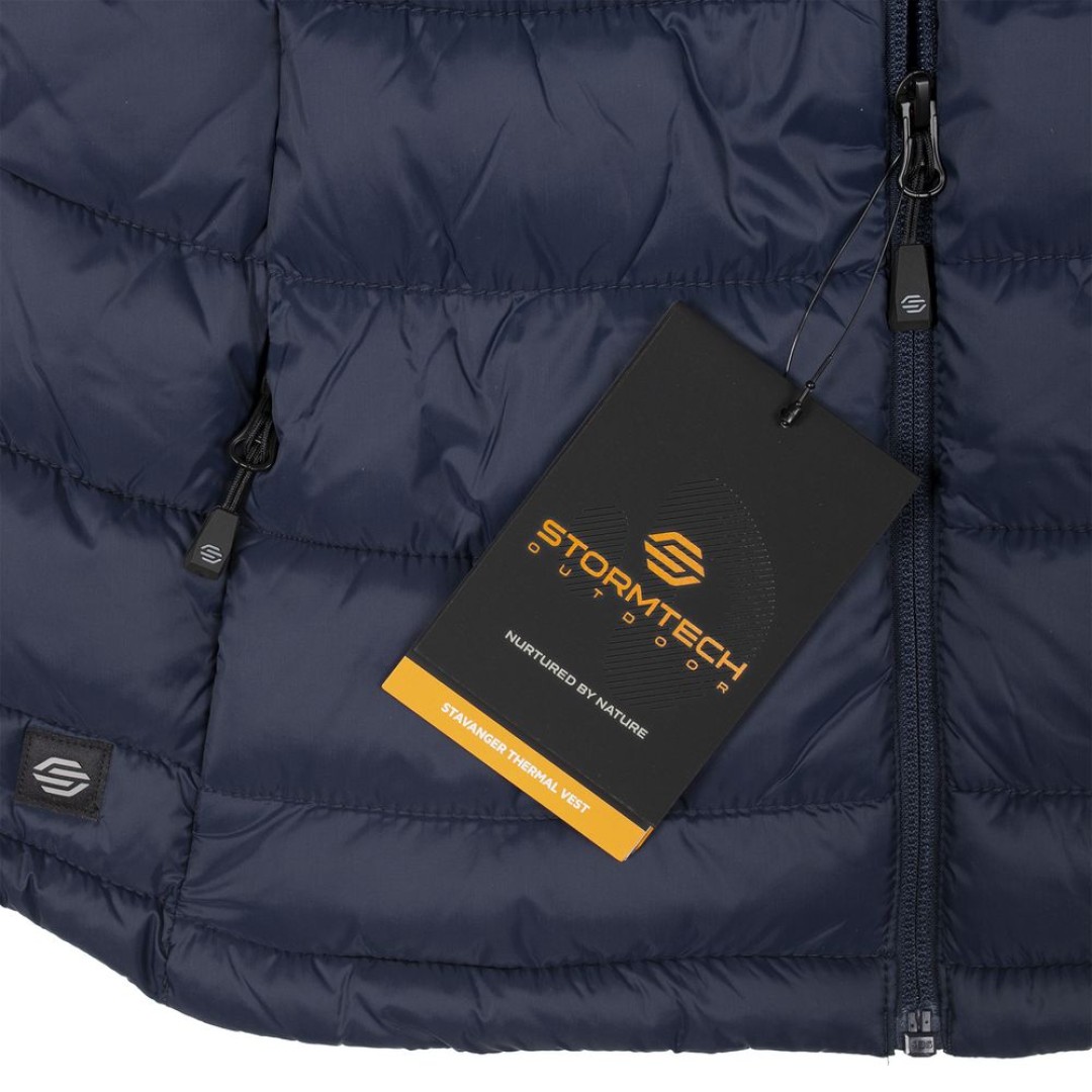 Жилет компактный женский Stavanger черный с серым, XS