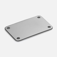 Шильдик металлический Furo, серебристый