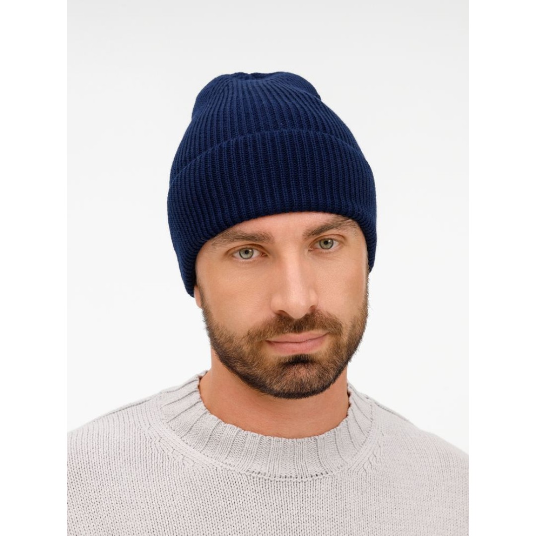 Шапка Nobilis Mono, темно-синяя