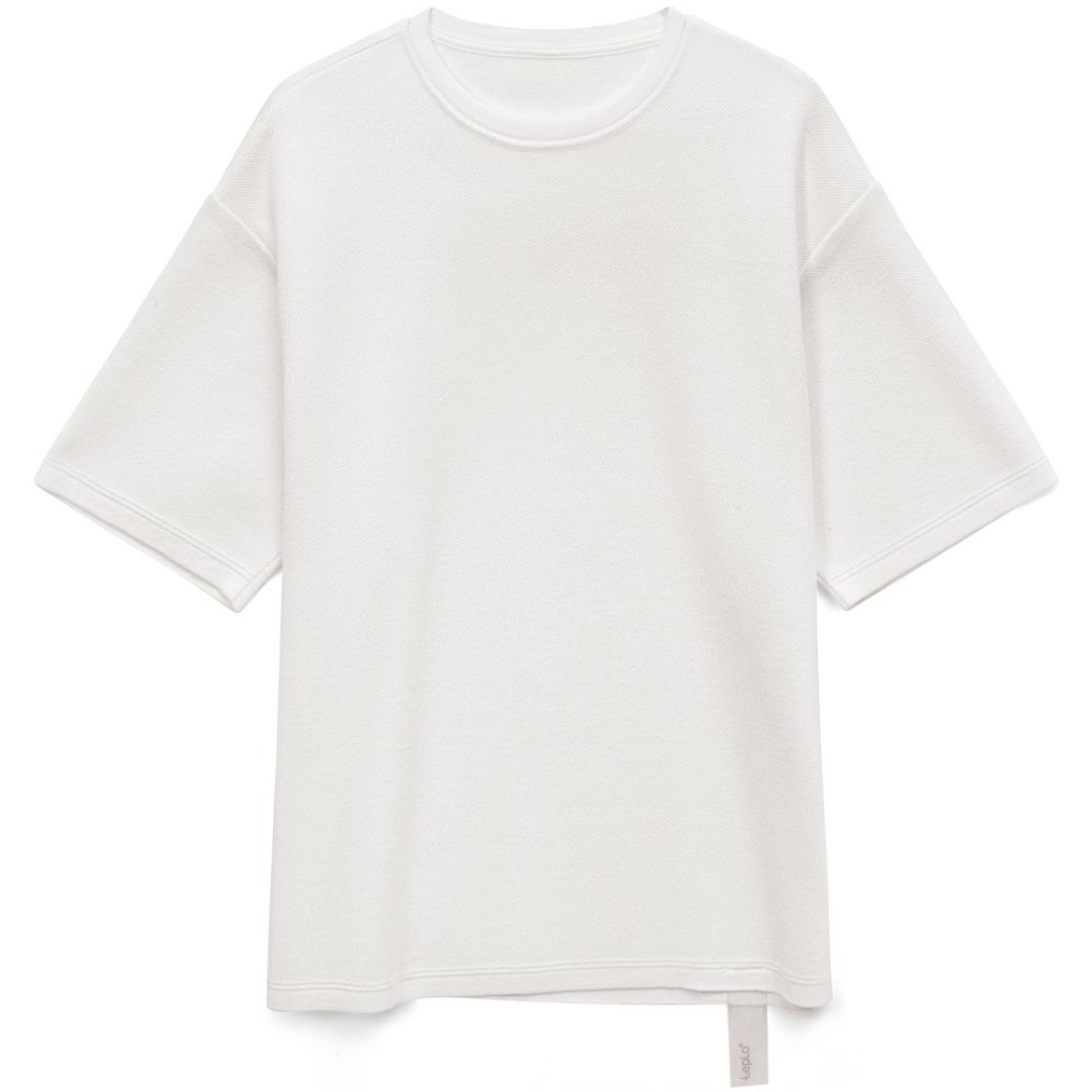 Джемпер с коротким рукавом Siluetti Volumica, молочно-белый, размер XS/S