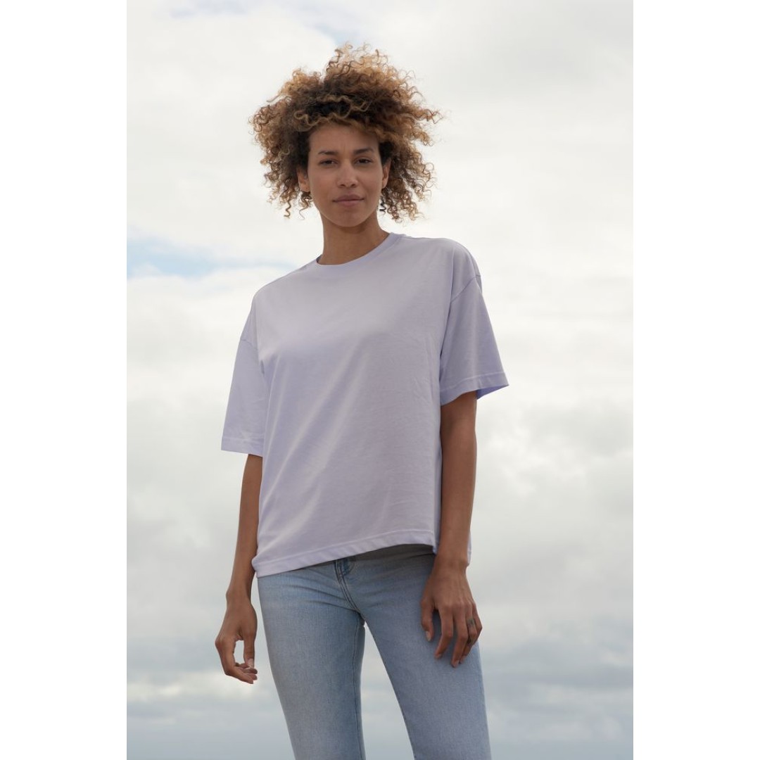 Футболка оверсайз женская Boxy Women, молочно-белая, размер XS