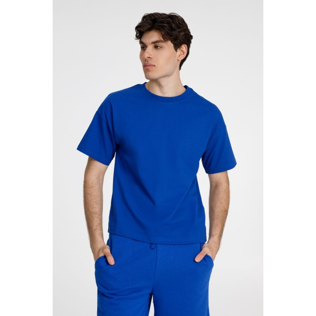 Футболка унисекс T3, синяя, размер XS/S