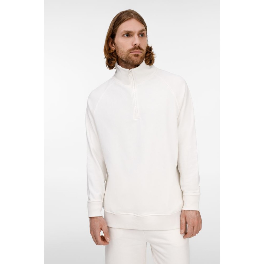 Толстовка унисекс S3, молочно-белая